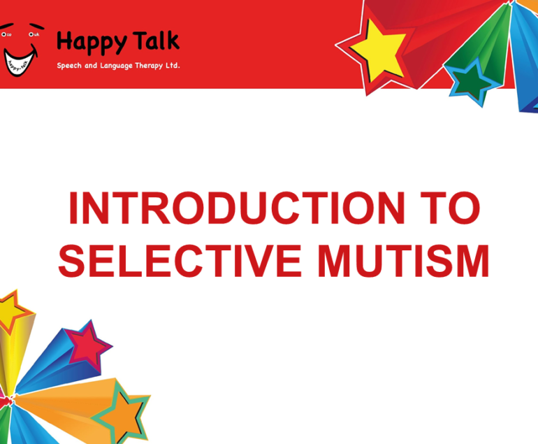 Introduction to Selective Mutism Slide 1